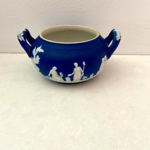Antique Adams Jasperware Sugar Bowl